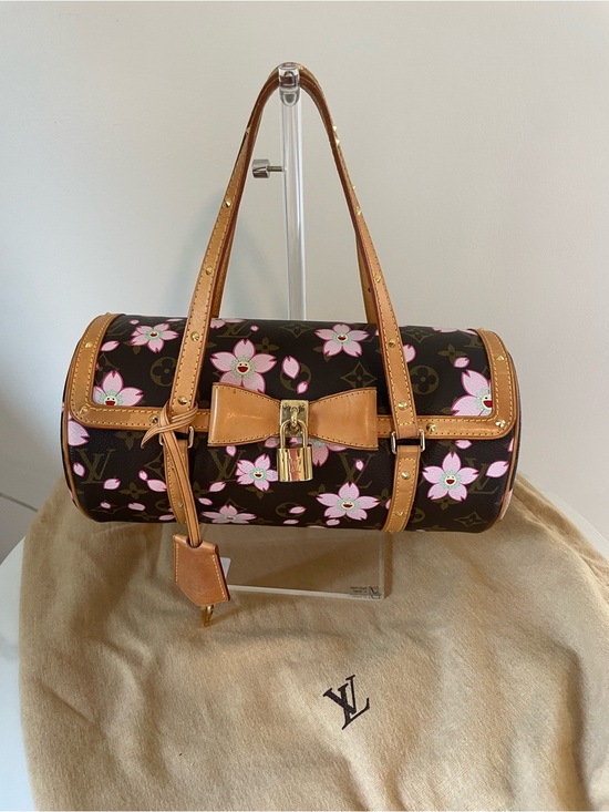 Louis Vuitton Handbags - Louis Vuitton Murakami Monogram Mini Papillon with Pink Cherry Blossom Print